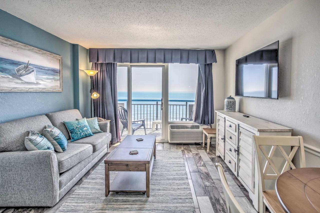 Airy Oceanfront Myrtle Beach Condo With Balcony Dış mekan fotoğraf