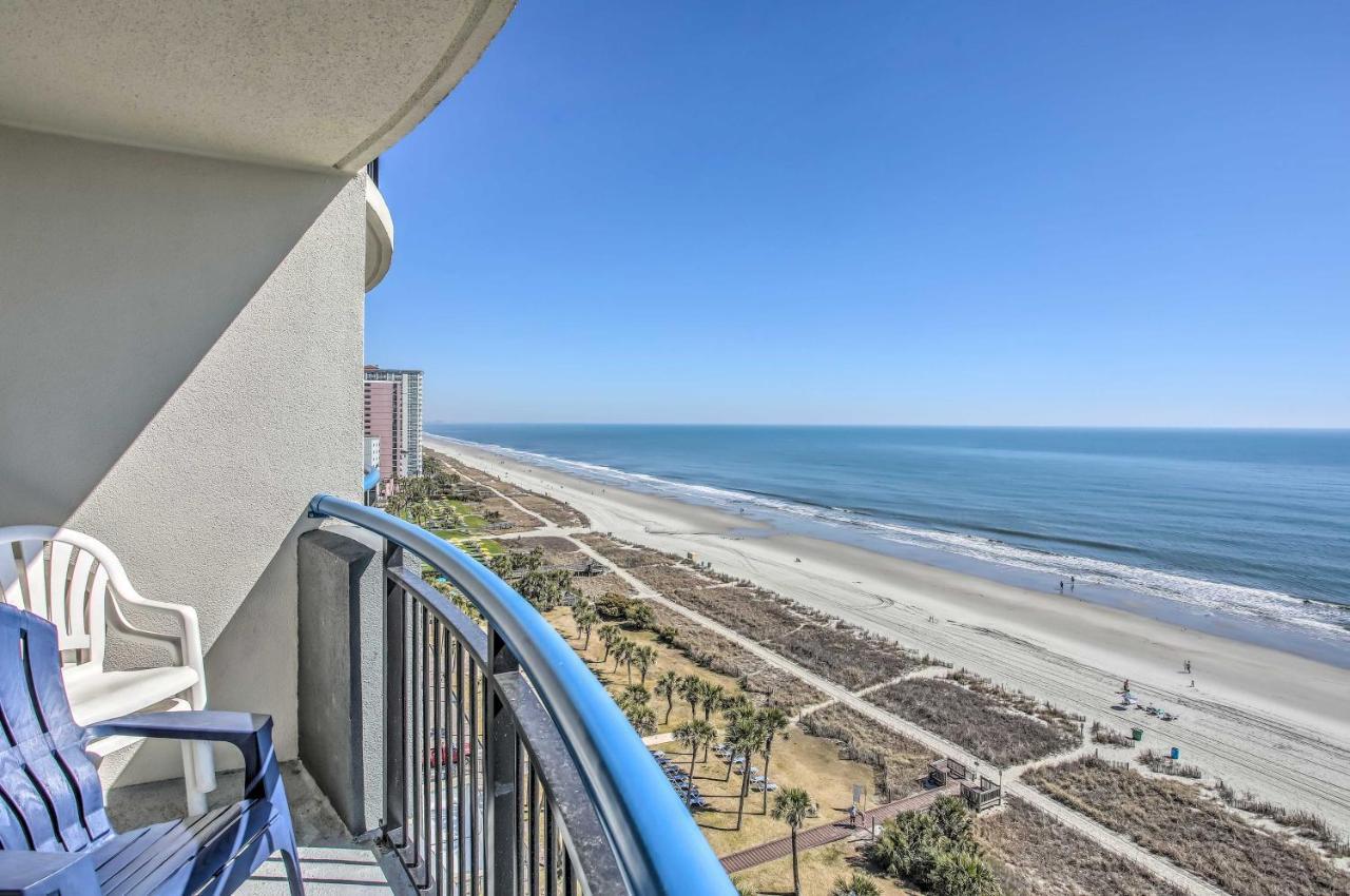 Airy Oceanfront Myrtle Beach Condo With Balcony Dış mekan fotoğraf